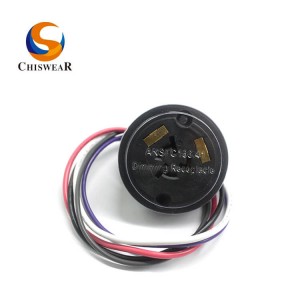 High Quality Locking Receptacle - ANSIC 136.41 5 PIN Photocell Receptacle JL-240XB – Chiswear