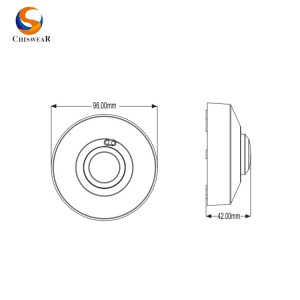 5.8 GHz ISM Band 360 Degree Ceiling Mount Occupancy Microwave Motion Sensor Switch Detection Range 2-16m