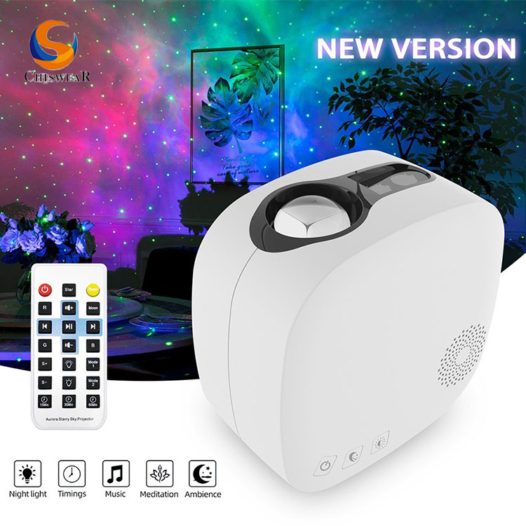 Galaxy Starry Moon Light Led Laser Night Sky Projector for Bedroom, Birthday Gift, and Festival Celebrations, its Built-in Bluetooth Speaker,  Auto-Off Timer Featured Image