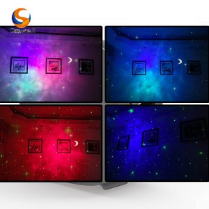Galaxy Starry Moon Light Led Laser Night Sky Projector for Bedroom, Birthday Gift, and Festival Celebrations, its Built-in Bluetooth Speaker,  Auto-Off Timer