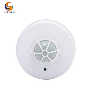 Wall Mount Infrared Motion Sensor Light Switch, 120-240 VAC Infrared Motion Sensor Detector, and 360 Degree Detection Distance Max 8m