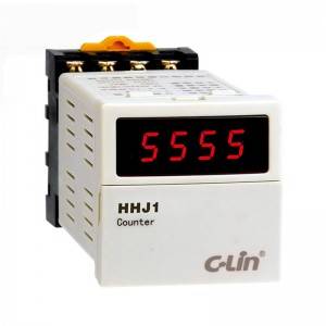 HHJ1、HHJ1-H Counter relay  DC24V AC220V 380V Electronic Panel Mount Counter Meter