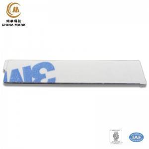 Ordinary Discount China Customized Electroform Nickel Sticker Metal Black Color Pet Label Stickers Logo