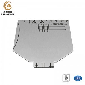 Leading Manufacturer for China aluminum plate for industrial quipment Product, Labels for Industrial machine