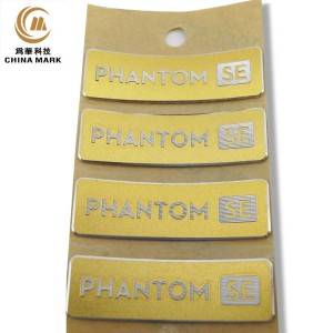 Free sample for China High Quality Free Design Super Thin Metal Label Custom Pattern with 3m Adhesive