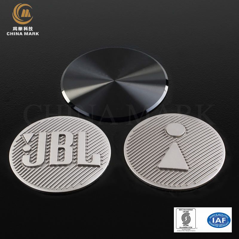 Top Suppliers Metal Badge - Custom aluminum nameplates,Nameplate for speaker | CHINA MARK – Weihua