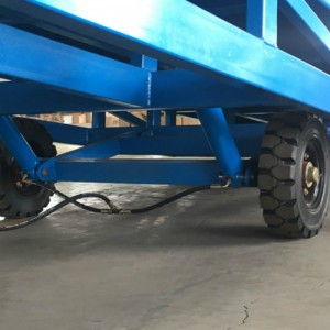 6-15T warehouse hydraulic container loading ramps price for sale