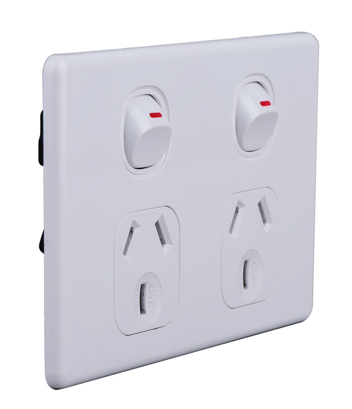 Top Suppliers Au Standard Saa New Type 10a Double Powerpoints Slimline Wall Switch And Socket Featured Image