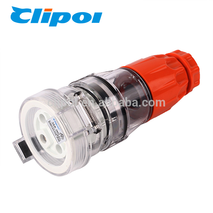 3 pin 32 amps industrial socket male female universal electric socket for Industrial