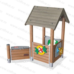 Outdoor playground CABIN for childrenLDX069-6
