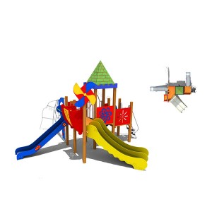 PE outdoor playground in the villa LDX082-1