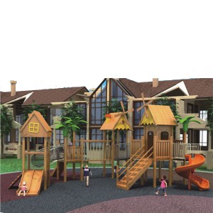 Wooden outdoor playground for childrenDFC301-3