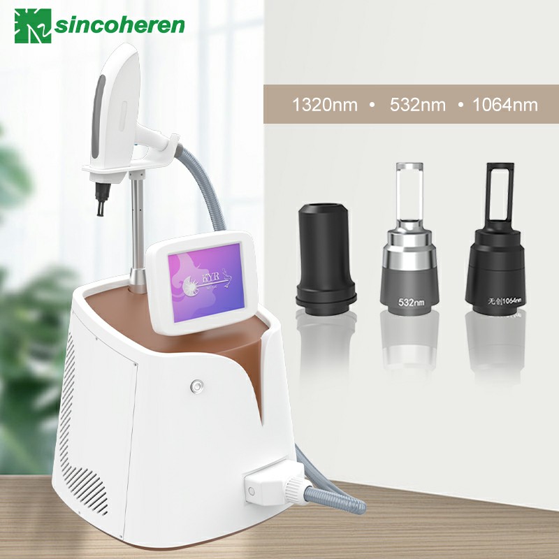 Chinese Wholesale Ems Sculpting Machine Factories - Q-Switched Nd YAG Laser Tattoo Removal Machine 532nm1064nm 1320nm – Sincoheren
