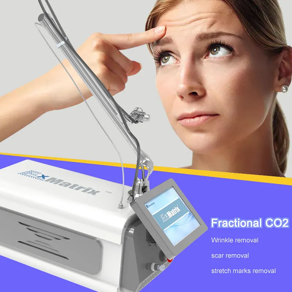 CO2 Laser Beauty Equipment Portable CE TGA ankatoavin'ny orinasa Vidin'ny ketrona fanesorana taratra