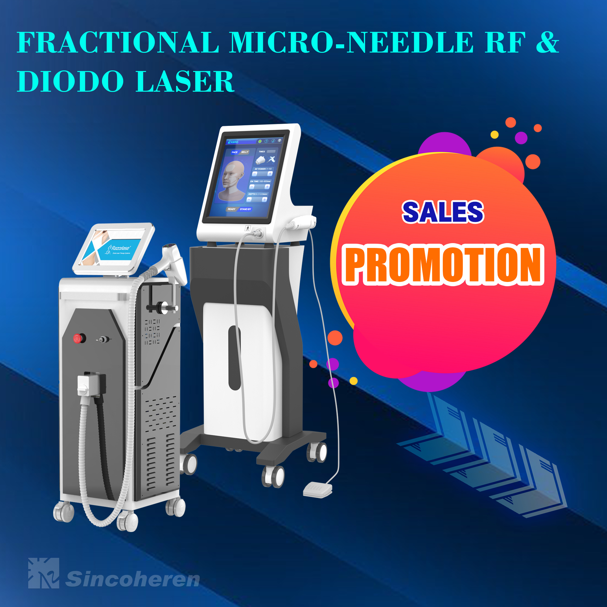 Promotion-Microneedle RF diode laser machine