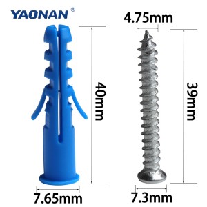 Shark Head type Expand Plugs plastic anchor Fish type nylon expansion tube