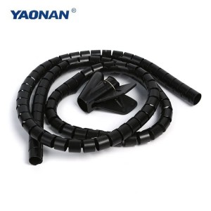 PE Plastic Electrical Wire Spiral Wrap
