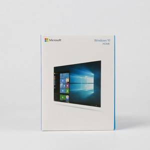 Microsoft Windows 10 Home Retail versjon med FPP nøkkelen