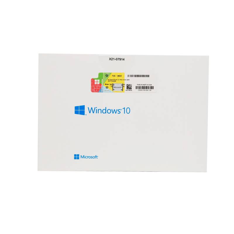 China Gold Supplier For Windows 10 License Cost Win Pro 10 64bit