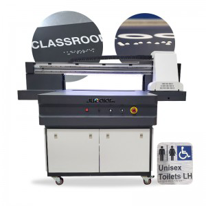 Braille UV Printing by Jucolor 9060 A1 UV Flatbed Printer