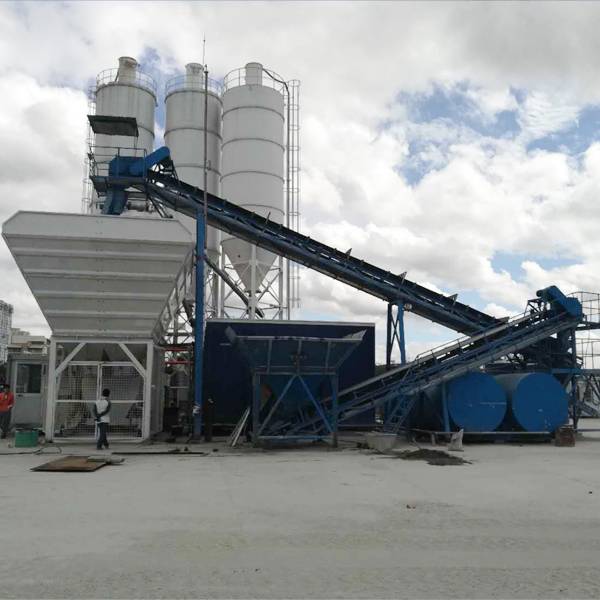 50m3/h mobile concrete batching plant with best price