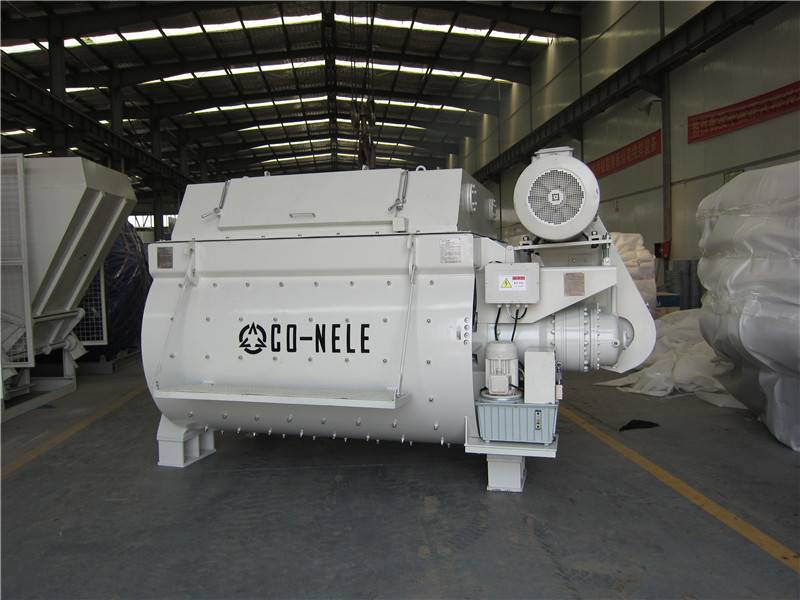 1 Cubic Meters twin shaft Concrete Mixer Works  Well