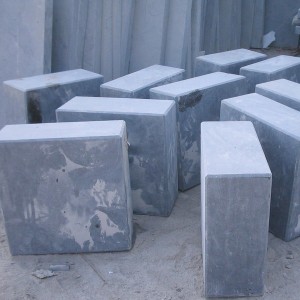 CL005 Blau Kalkstein geschliffen Brick