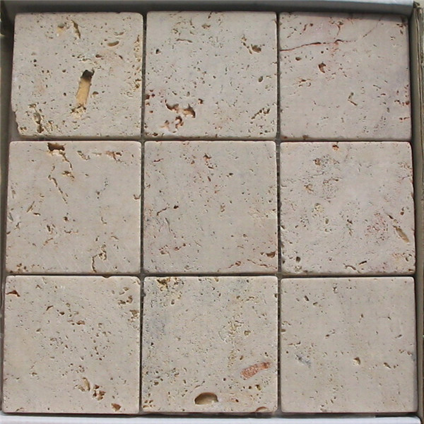 PriceList for Decorative Stone Wall Panels - CM523 Travertine Tumbled Natural 100×100 – ConfidenceStone