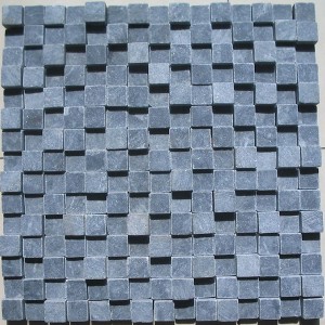 CL009 Blue Limestone Mosaic 3d Tumble