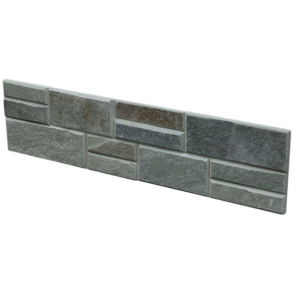 Factory wholesale Rusty Slate Flooring - CW801 Green Cleft Stacked Stone – ConfidenceStone