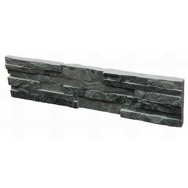 Best Price on Blue Limestone Caps - CW802 Rough Green Cleft Stacked Stone – ConfidenceStone