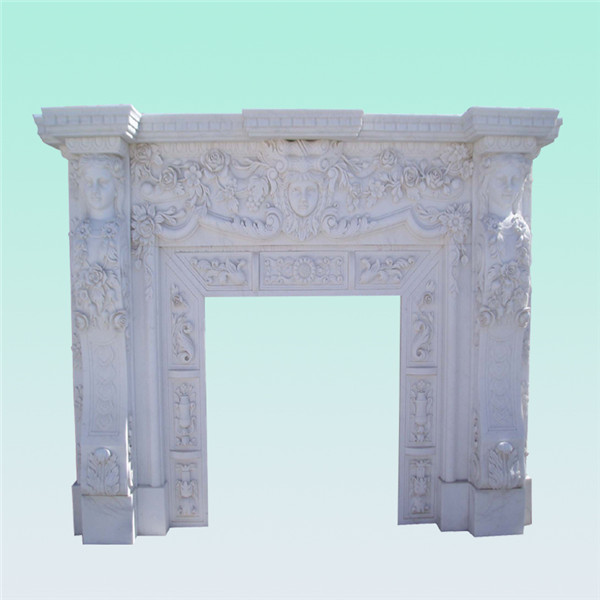 Factory making Hand Carved Elephant - CF036 American fireplace – ConfidenceStone