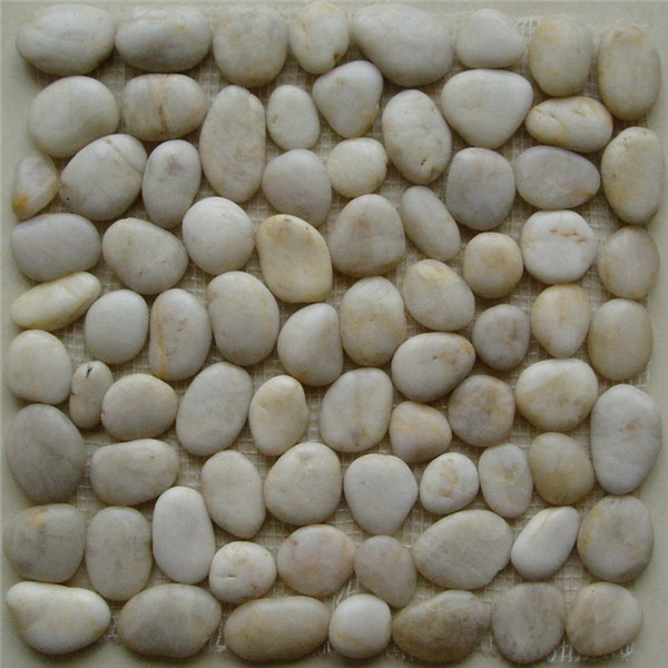 Reliable Supplier Natural Slate Paving Stone -  CM556 Pebbles  Polished White Pebble – ConfidenceStone