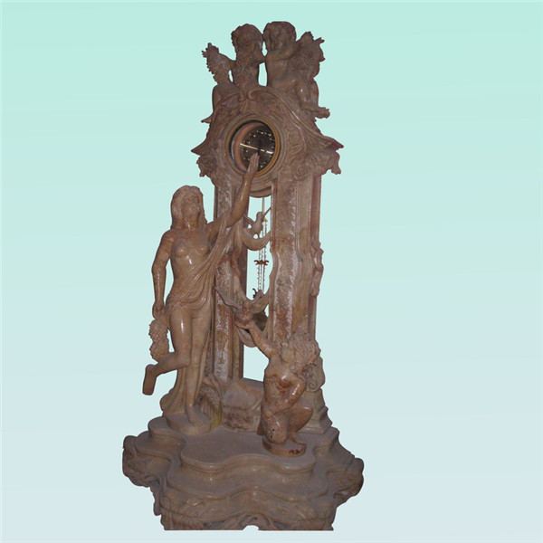 Wholesale Price Animal Statue - CC334 Big Marble Pendulum Clock – ConfidenceStone