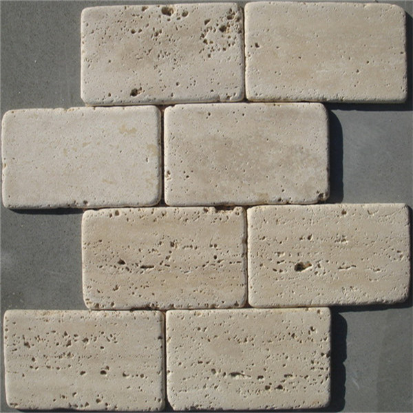 CM532 Mosaic  Travertine 76×152 tumbled (Pack of 4) 310x310x10 Featured Image