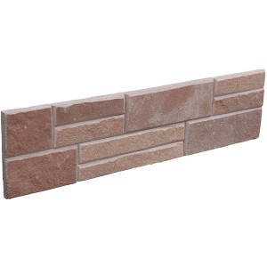 CW814 Red Sandstone Flat Stacked Stone