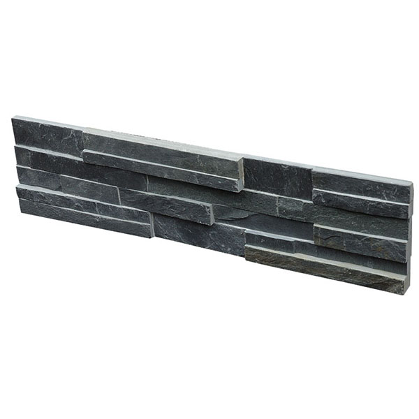 Factory wholesale Limestone Fireplace - CW807 Black Cleft Rough Stone – ConfidenceStone