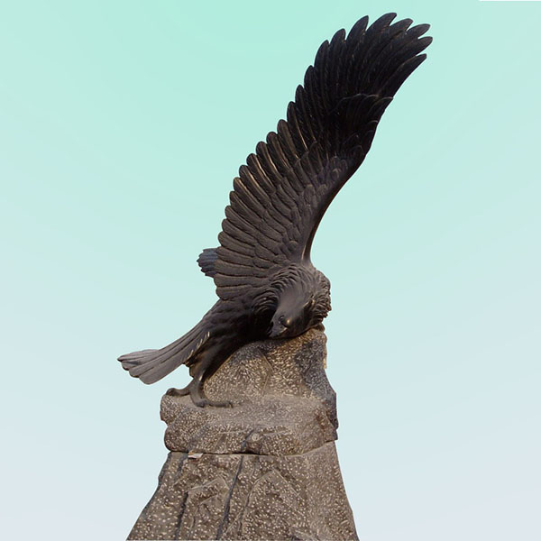 OEM/ODM Factory Slate Landscaping Stone - CC252 Limestone Eagle Sculpture – ConfidenceStone