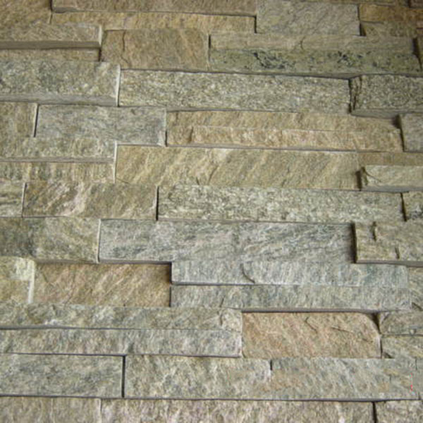 Original Factory Dark/Light Emperador Tumbled Mosaic - CW750 YelloW Rough Cut Stacked Stone – ConfidenceStone