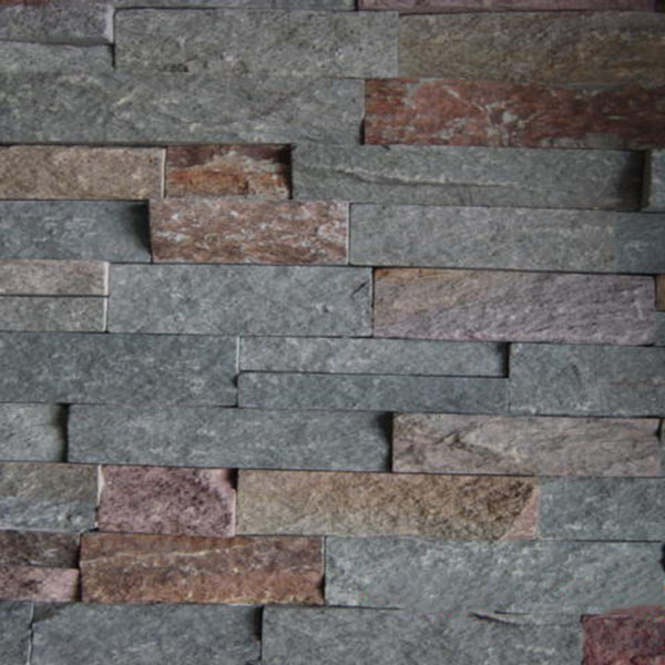 High Quality Rusty Stone Slate Wall Tile - CW752 Black And Rusty Rough Cut Veneers – ConfidenceStone