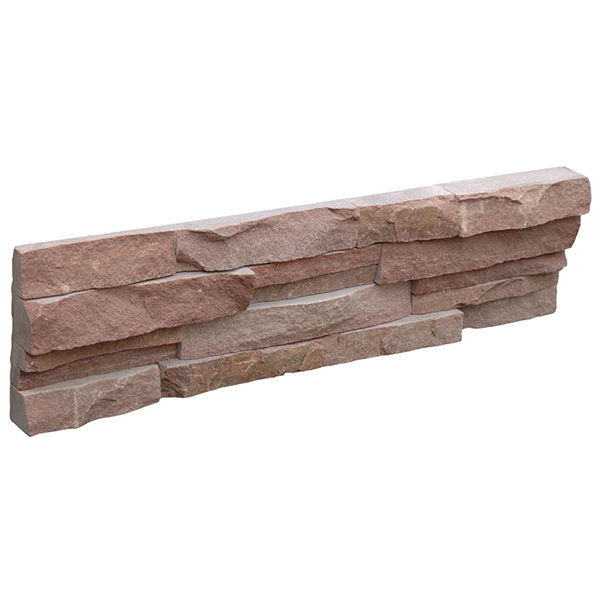 Factory directly supply Black Slate Wall Panels - CW816 Rouhgh Red Sandstone Stacked Stone – ConfidenceStone