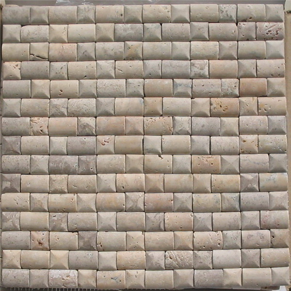 Original Factory Deco Limestone - CM520 Travertine Tumbled 2×2 – ConfidenceStone