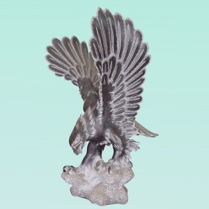 CC255 Limestone Eagle Sculpture