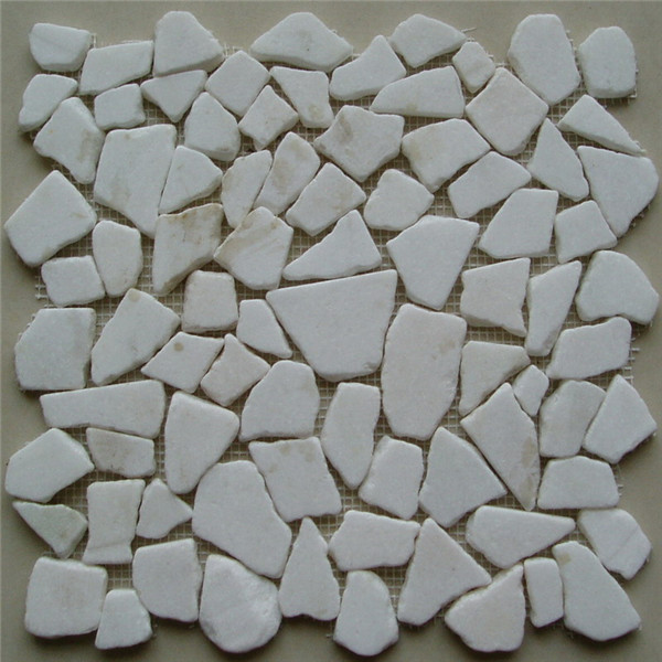 Factory wholesale Octagon Floor Tile - CM562 Pebbles  White Crystal – ConfidenceStone