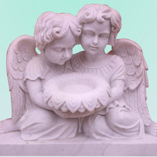 Special Price for Grass Pattern Marble Medallion - CC119 Angels Sculpture – ConfidenceStone