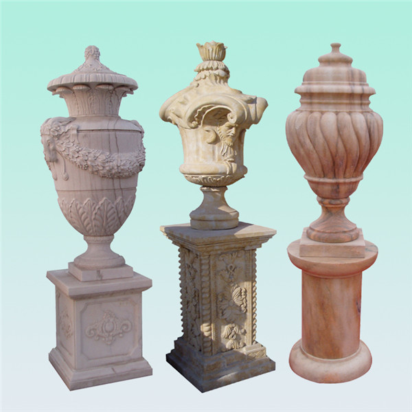 Personlized Products Stone Horse Sculpture - CC327 Marble Flower Pots – ConfidenceStone