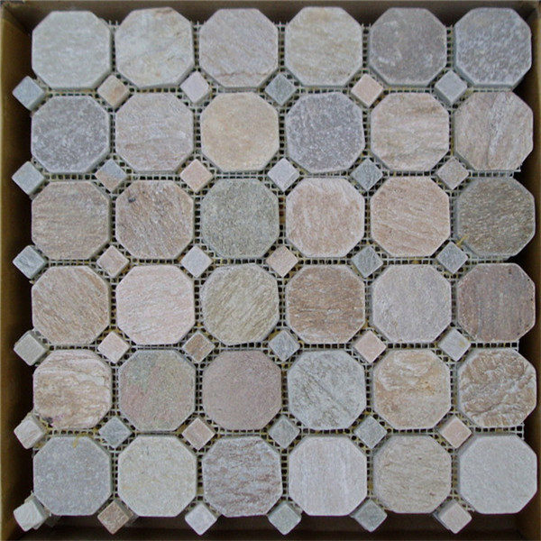Factory source Cheap Agate Tiles - CM620 Quartzite Slate Octagon – ConfidenceStone