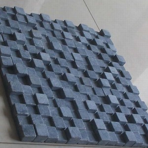 CL008 Blue Limestone Tumble 3d Mosaic