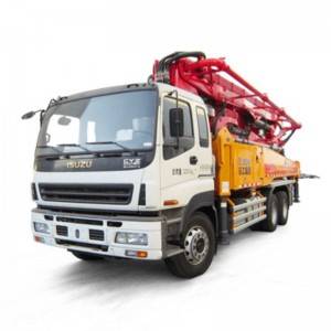 43m truck-mounted concrete pump HB43K