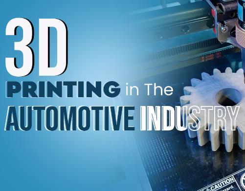 4 maniere waarop 3D-drukwerk die motorbedryf beïnvloed